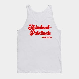 Rhineland-Palatinate: I love Germany  Deutschland Tank Top